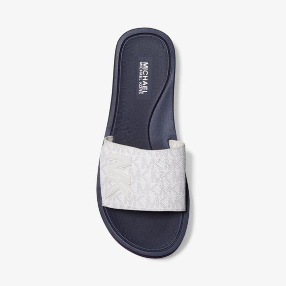 MICHAEL Michael Kors Logo Platform Slide Sandal - Picture 4 of 9